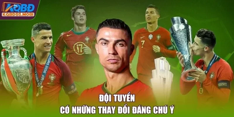 Đội tuyển có những thay đổi đáng chú ý